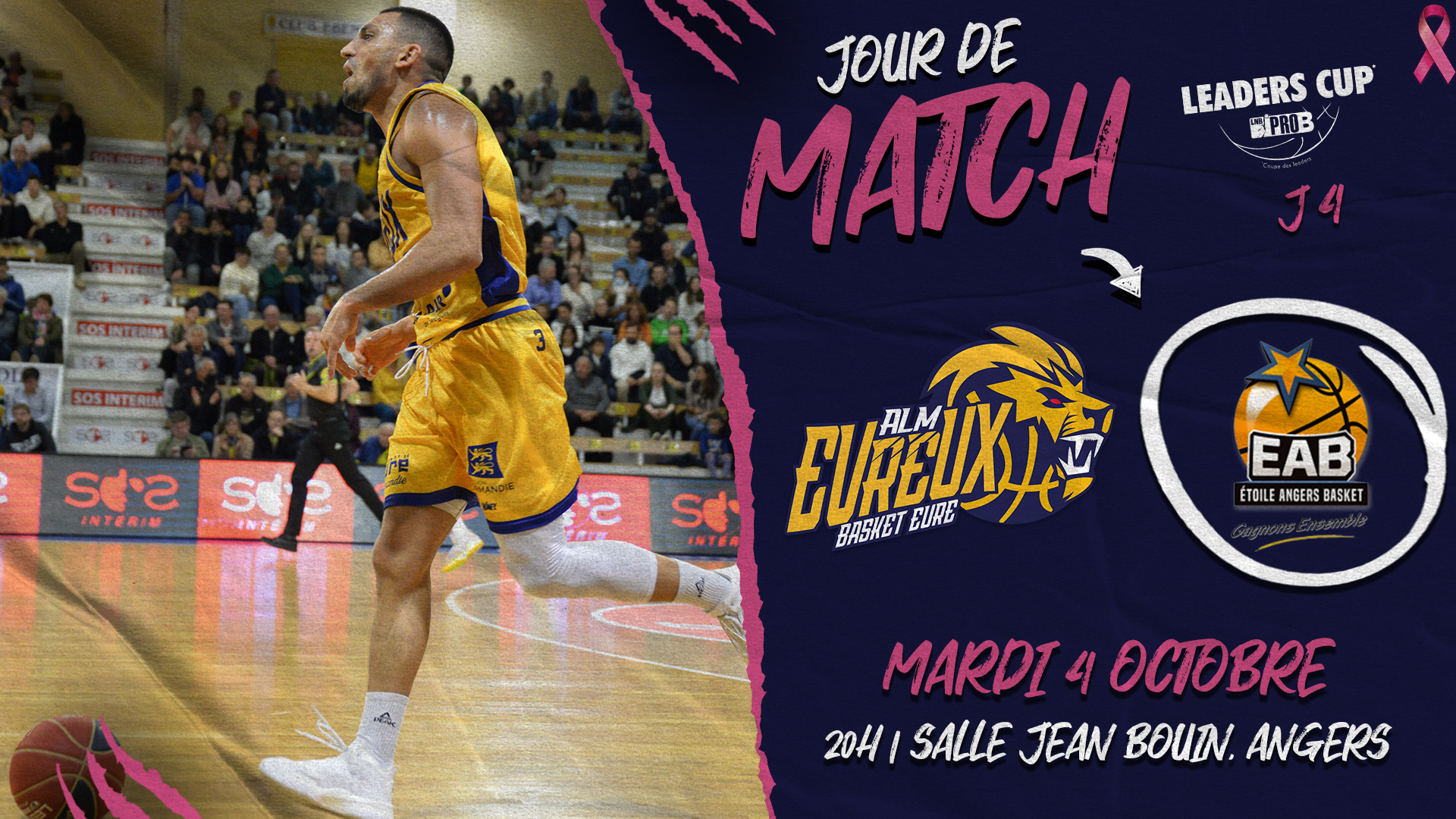 ALM Evreux Basket Eure Pro B Actualités LEADERS CUP J4 ANGERS